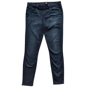 Paige Jeans Women's Sz 31 Blue Verdugo Ankle Skinny Stretch Mid Rise‎ Preppy
